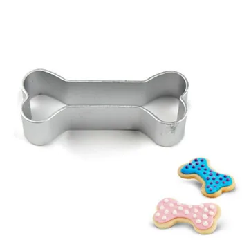 Suns Kūka Kaulu Formas Maizes Cepumu Mīklas izstrādājumi, Nerūsējošā Tērauda 3D Cookie Cutter Rīku Dekorēšanas DIY Mīklas Cepumu Cepšanas Veidnes