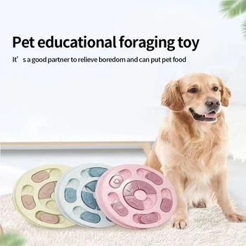 Suns Puzzle Rotaļlietas Palielināt IQ Interaktīvās Lēnās Padeves Barošanas Pet Suns, Mācību Spēle padeve Maza Vidēja Suņa Kucēns Košļāt Rotaļlietas