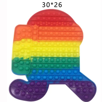 Super Lielo Izmēru Push Burbulis Fidget Rotaļlietas, Autisms, Vajadzībām Squishy Stresa Atslodzes Rotaļlietas Pieaugušo Mazulis Smieklīgi Anti-stresa Fidget msxf