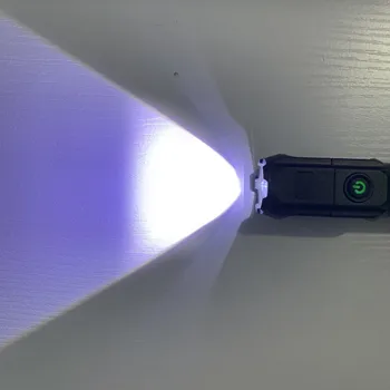 Super Spilgti ABS Spēcīgu Gaismas Fokusēšanas Led Lukturīti, Āra Portatīvo Mājas Iebūvēts Akumulators Uzlādējams Multi-function Lāpu