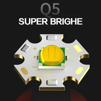 Super Spilgti ABS Spēcīgu Gaismas Fokusēšanas Led Lukturīti, Āra Portatīvo Mājas Iebūvēts Akumulators Uzlādējams Multi-function Lāpu