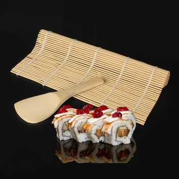 Suši Aizkaru ēdiena Gatavošanas Piederumi Suši Ritošā Rullīšu Roku Suši Maker Rīki Onigiri Rīsu Veltņi, Bambusa Non-stick