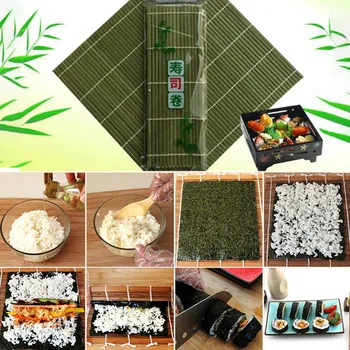 Suši Aizkaru ēdiena Gatavošanas Piederumi Suši Ritošā Rullīšu Roku Suši Maker Rīki Onigiri Rīsu Veltņi, Bambusa Non-stick