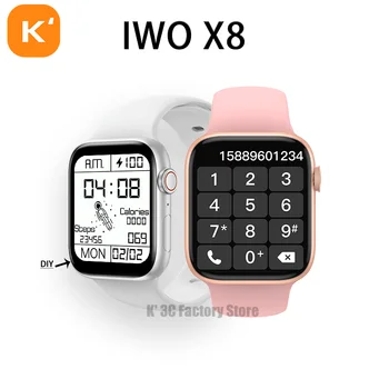 SVB 13 max SVB X8 Smart Skatīties 44MM Bluetooth Zvanu Ziņu Atgādinājums Sirds ritma Monitors Smartwatches Apple skatīties Android vai IOS