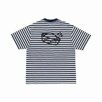 Svītrains Krekls Pīļu Modelis CILVĒKA IZGATAVOTS T-KREKLS Vīriešu un Sieviešu Modes Gadījuma T krekls Top Tees Apģērbi