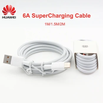 Sākotnējā Huawei Mate 40 Super Lādētājs 6A 100cm 150cm 200cm USB C Tipa Kabeli Nova 7 Mate 20 30 40 P30 P40 Pro Godu 30 30S
