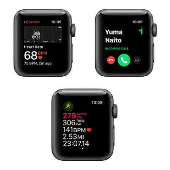 Sākotnējā Izmanto Apple Skatīties 2. Sērijas GPS 38MM/42MM ar 2 Krāsas Alumīnija Gadījumā Sporta Band Smartwatch iWatch