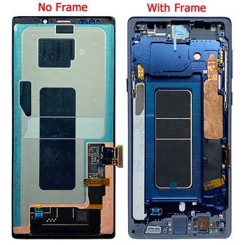 Sākotnējā N960 LCD Samsung Galaxy Note 9 LCD Displejs, Touch Screen, Ar Karkasa Montāžu, Ņemiet vērā, 9 N960D N960DS LCD Displejs
