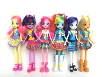 Sākotnējā patiesu Monstriem Kāpumi PIEMĒRAM, Lelle Meitenes Lelles Twilight sparkle Applejack Varavīksnes klasiskās rotaļlietas Labākā Dāvana Meitenei anime rotaļlietas