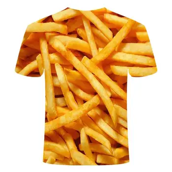 T-krekls Vīriešiem Alus Hamburger Pokera Pārtikas Hip-hop O-veida kakla Īsām piedurknēm Vīrieši Sievietes 3D Iespiesti Tshirt Ir 2021. Jaunu Modes Lielgabarīta Augšu