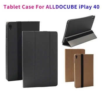 Tablete Gadījumā ALLDOCUBE IPlay40 Tablete 10.4 Collu PU Ādas Gadījumā Flip Case Cover for CUBE IPlay 40