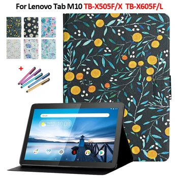 Tablete Gadījumā Lenovo Cilnes M10 TB-X505F X L TB-X605F/L modes modelis vāks būtiska tableti lenovo cilnes m10 lietu vāku 10.1