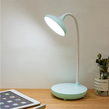 Tabula Studiju Lampas LED Galda Lampas USB Lādējamu 3 Režīmi ar Elastīgu Stāvēt Touch Switch Lasījumā Studiju Gaismas Nakts Galda Galda Lampa