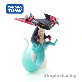 Takara Tomy Tomica Pokemon Kabatas Monstriem Moncolle MS-41 Dragapult 3-5cm Mini Sveķu Anime Attēls Rotaļlietas Bērniem Kolekcionējamus