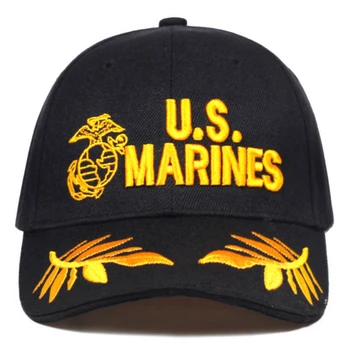 Taktiskā Gorras De Beisbol ASV Marines Beisbola Cepurītes Vīriešu Modes Armijas Kaulu Hip Hop Snapback Cepures Āra Kokvilnas Navy Casquette