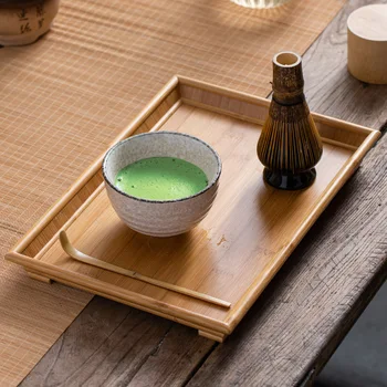 TANGPIN 4gab/uzstādītu tradicionālo matcha giftset bambusa matcha noslaucīt scoop ceremic Matcha Bļodā Sajauciet Turētājs japāņu tējas komplekti