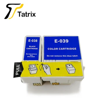 Tatrix Epson T038 T039 Saderīgs Tintes Kasetnes Epson Stylus C41/C41UX/C43UX/SX/C45/CX1500/CX1500V utt. printera