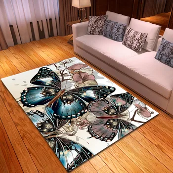 Tauriņš Sērijas Dzīvojamās Istabas Paklājs Guļamistabā Restorāns Grīdas Paklājs Anime Paklāju Platība Paklāju Paklāji Paklāji, lai Dzīvojamā Istaba