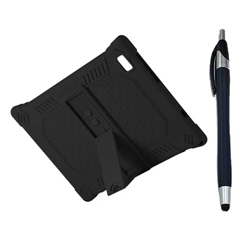 Teclast M40 Gadījumā P20HD Gadījumā 10.1 Collu Planšetdatora Aizsardzība Silikona Gadījumā, Regulējams Tablet Stand ar Capacitive Pildspalvu
