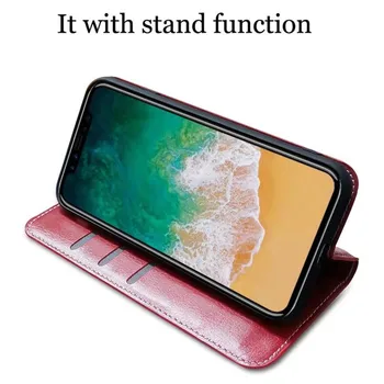 Telefonu Gadījumā LG Stylo 5 4 X Elektriski 2 Par LG K8 K10 K9 K11K50 K40 K30 Q60 G7 FIT G8 V50 ThinQ Q9 Q7 2018 Āda Flip Case Cover