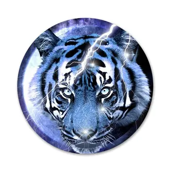 Tiger Dzīvnieku Žetons Broša Pin Piederumi Apģērbs, Mugursoma Apdare dāvanu