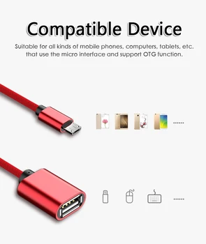Tipa-C/Micro USB Vīrietis, Lai OTG Adaptera Kabelis USB OTG Adaptera Kabelis USB Sievietes Micro USB Vīrietis Converter Otg Adaptera Kabelis