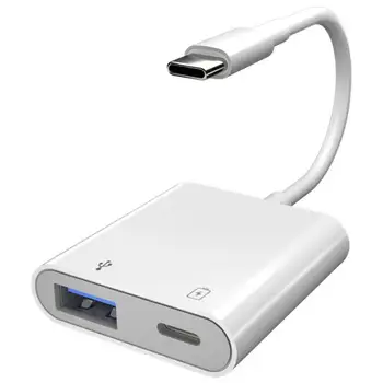 Tipa-C USB-A un Tipa C Adapteris Priekš MacBook Portatīvo Datoru USB C Tipa Vīrietis Uz USB-A Female Adapteri