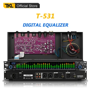 TKL 531 31 Joslu Grafiskais Ekvalaizers Audio Digitālā Equalizador de Audio Profesionālu Skaņu Equalizers Sistēmas Mājas un Posmā