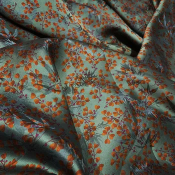 To aplej marli fabricreal 60% zīda un 40%kokvilnas Žakarda Klasiskā Satīna vintage hanfu kimono cheongsam audums 0.5 metru