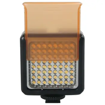 Tolifo PT-64 led flash action camera apgaismojums Fotokameras Videokameras LED Gaismas Panelis, kas Uzmontētas Uz DSLR DV Video Portatīvie