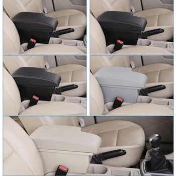 Toyota Hilux Elkoņbalsti kārbas Pārbūves daļas, Auto Interjera Elkoņbalsti Uzglabāšanas kastes Turētājs pelnu trauku piederumi USB LED