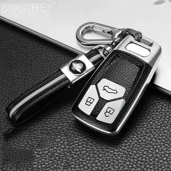 TPU Auto Atslēgu Vāks Audi A4L A4 B9 Q5 Q7 TT TTS TFSI A5 S5 8S 2016 2017 2019 Atslēgu Gredzens Auto Aizsardzības Taustiņu Korpusa Aksesuāri