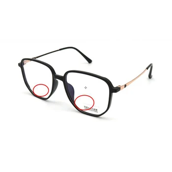 TR90 Daudzstūris Anti Zilā Gaisma Bifocals Lasīšanas Brilles, Lupas Sievietēm, Vīriešiem izskatās tuvu tālu Presbyopic Briļļu Datoru Gafas