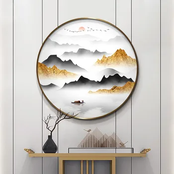 Tradicionālā Ķīniešu Stila Ainavu Kalnu Zen Sienas Art Pictures Plakātus Drukāt Uz Dzīvojamo Istabu Mājas Kanvas Glezna Deco Stils