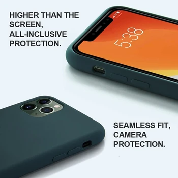 Triecienizturīgs Telefona Gadījumā Xiaomi Redmi, Ņemiet vērā, 8 CC9E A3 8T 8.A 7 9T 5 K20 CC9 6 Lite Pro Krāsas Šķidrums silikagela Aizsardzības Vāciņu