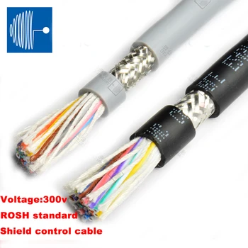 TRIUMPHCABLE 10 M UL2464 22AWG 11/12/13/15/16/18/20/22/25 core PVC multi-core ekranēts kabelis pret traucējumiem vadības kabelis