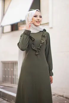 TUGBA Musulmaņu Kleita Taisni musulmaņu ģērbšanās kodekss ir 2021. turku kleita vasaras hijab