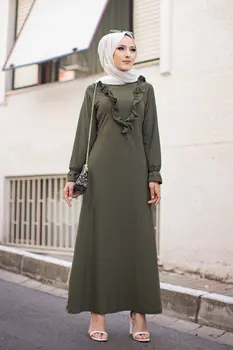 TUGBA Musulmaņu Kleita Taisni musulmaņu ģērbšanās kodekss ir 2021. turku kleita vasaras hijab