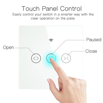Tuya Smart Dzīves Aizkaru Slēdzis Tālvadības Žalūzijas Motora Rullo žalūziju RF+WIFI App Taimeris Google Home Touch Aizkaru Smart