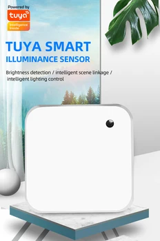 Tuya Smart Home WIFI Apgaismotība, Spilgtuma Sensors 30000 lux Gaismas Monitors Smart Dzīves APP Saistība Ar Kontroles Tuya Smart Ierīces