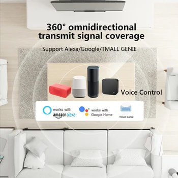 Tuya Smart IS Tālvadības Tuya Smart Dzīves APP Balss Kontroles Sensors Gaisa Kondicionētājs, TV, DVD, AC Darbojas Ar Alexa, Google Home