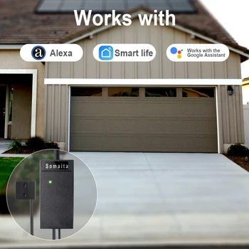 Tuya WiFi Slēdzis Smart Garāžas Durvju Nazis Kontrolieris Strādā Ar Alexa Echo Google Home SmartLife/Tuya APP Kontroles Pieprasīt Centrmezglu