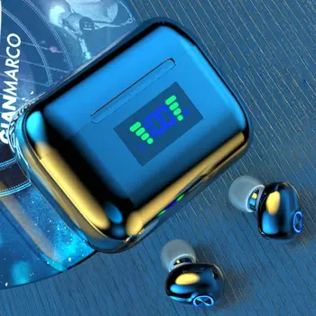 TWS Bluetooth 5.1 Austiņas Sporta Ūdensizturīgs Bezvadu Austiņas LED Displejs Spēļu Austiņas, Basu, Stereo HIFI Earbuds Ar Mic