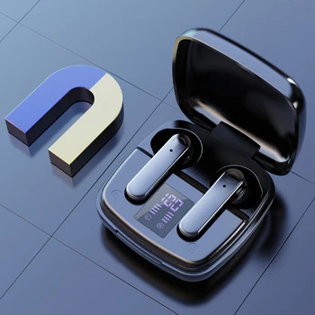 TWS Bluetooth Bezvadu Austiņas Sporta Ūdensizturīgs Trokšņa Slāpēšanas Earbuds Bluetooth 5.1 HiFi Austiņas Ar Mikrofoni