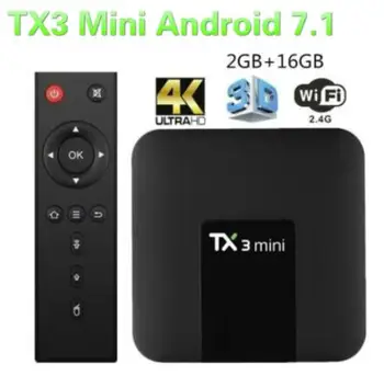 TX3 Mini Smart Tv Box Android 8.1 Amlogic 1G 2G 8G 16.G 4K H. 265 2.4 G 5G Dual Wifi Set Top Box Media Player Pk H95 T95