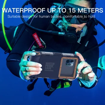 Tā ir 2021. Jauns Ūdensnecaurlaidīgs Gadījumā, IPHONE 12 Pro Max HUAWEI Mate 40 Pro XIAOMI Piezīme 9S Galaxy S21 Ultra 15 Metru Zemūdens Apvalks