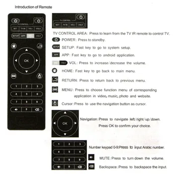 Tālvadības pults Nomaiņa T95M T95N MXQ MXQ-PRO MXQ-4K M8S m8n Android TV Box TV Set-Top Box Tālvadības pults