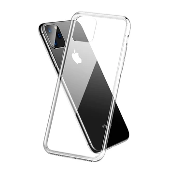 Ultra Plānas Skaidrs, Gadījumā, iPhone SE 2020 11 12 Pro Max XS Max XR X Mīksto TPU Silikona iPhone 5 6 6s 7 8 Aizmugurējā Vāciņa Telefonu Gadījumā