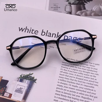 Umanco Tuvredzība Glāzes Par Sievietēm, Vīriešiem Anti Zilā Gaisma Kārta EyewearTransparent Datoru Brilles Rāmis Bloķēt Briļļu