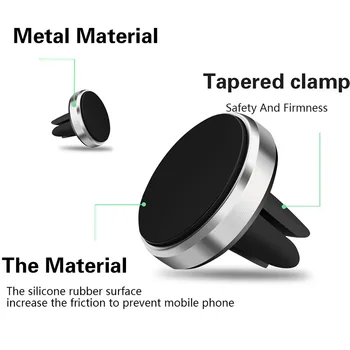 Universālais Magnētiskais Alumīnija Sakausējuma Automašīnas Tālruņa Turētāju Automašīnas Gaisa Ventilācijas Turētājs Tālrunis Slinks Leņķis Piemērots iPhone 12 Pro Max Samsung